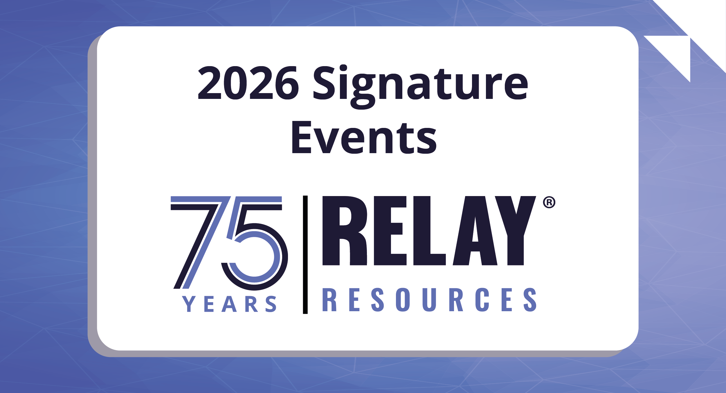 Announcing Our 75th Anniversary Celebration and 2026